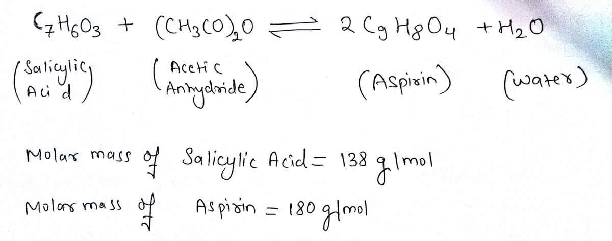 Chemistry homework question answer, step 1, image 1